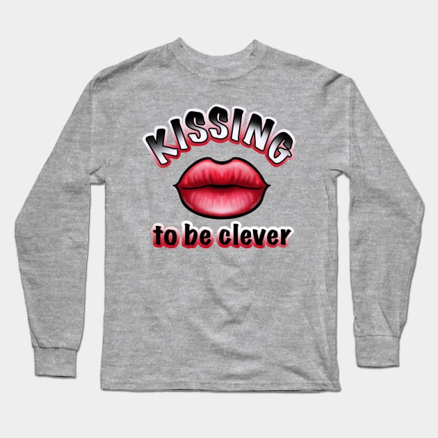 kissing to be clever Long Sleeve T-Shirt by weilertsen